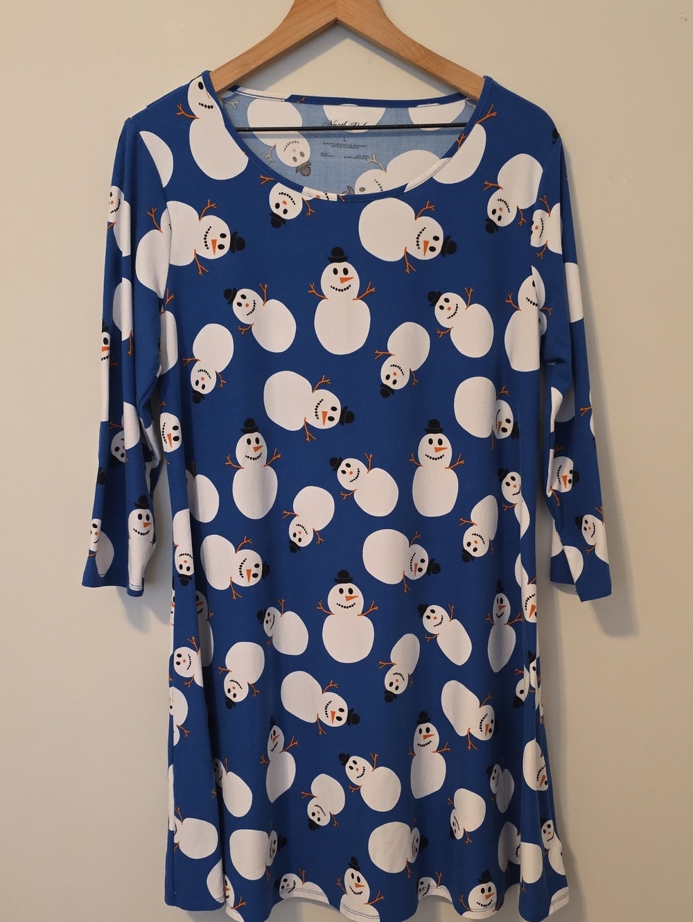 North Pole Trading Co Snowman Nightgown  OR T Shirt Dress